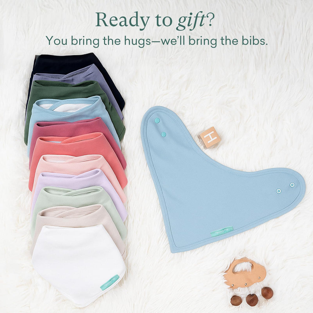 PurComfy bibs absorb liquids quickly for smooth mess management