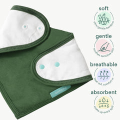 PurComfy bamboo bandana closeup highlights soft fabric and hypoallergenic material
