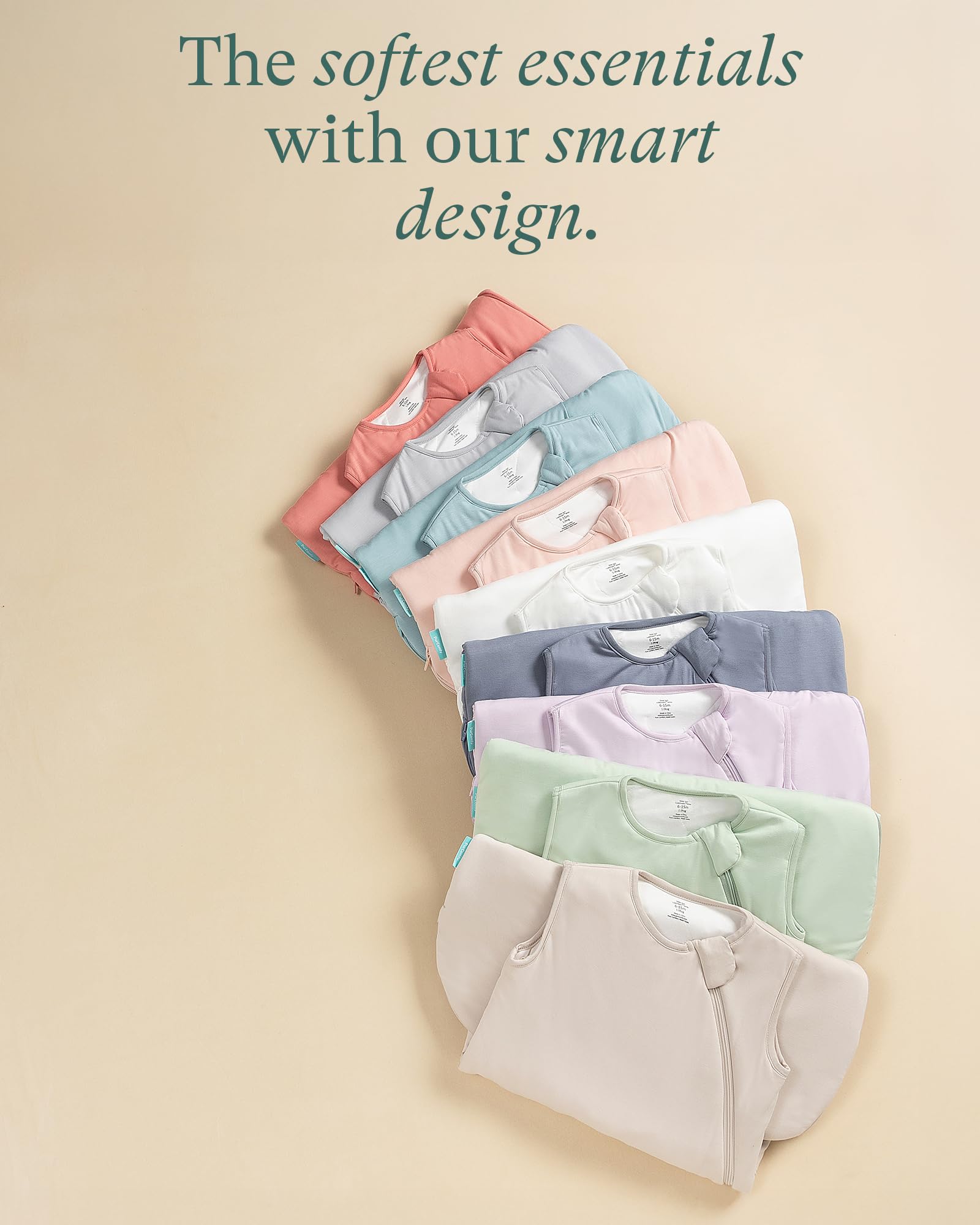 PurComfy sleep sack easy-on zipper enables quick bedtime routine.