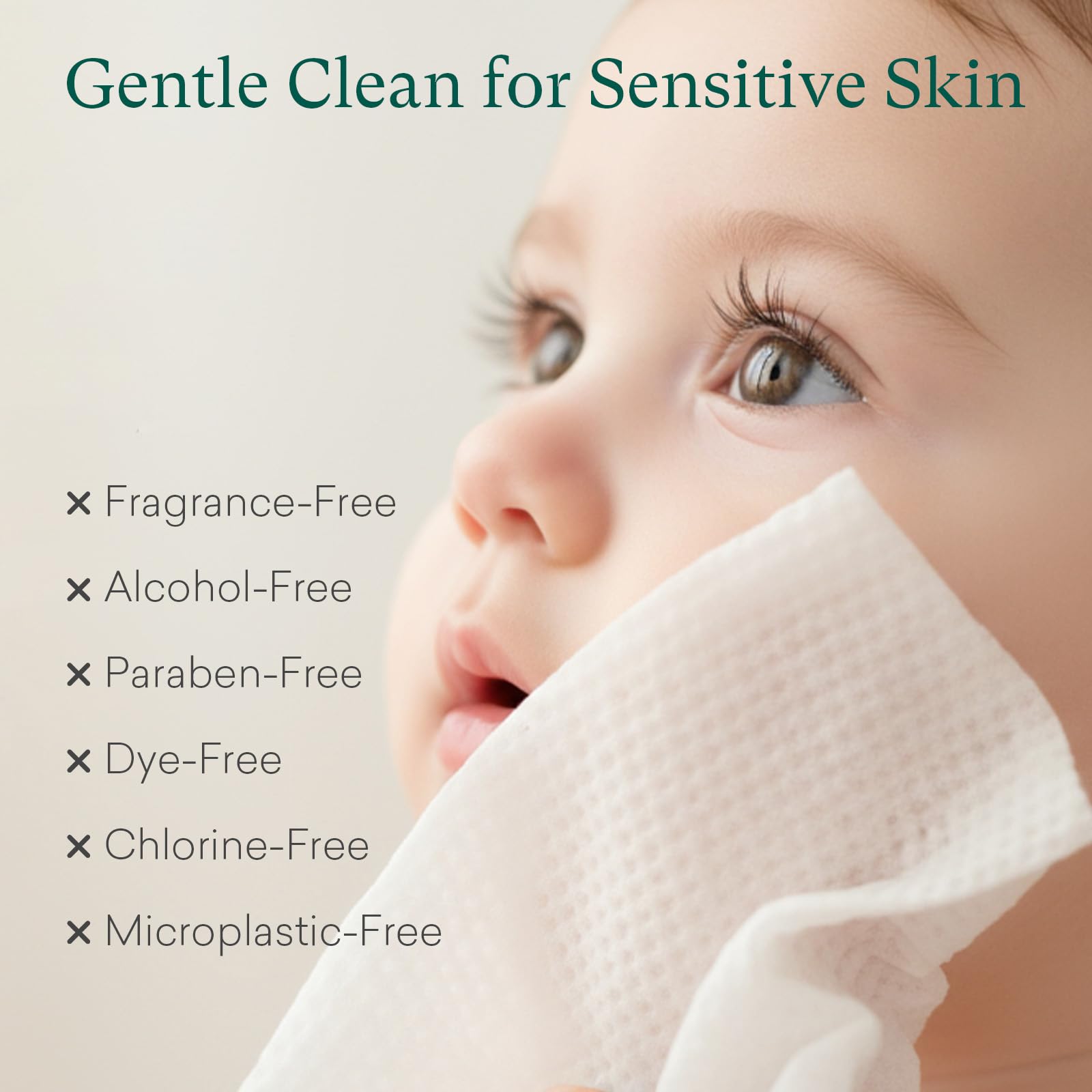 PurComfy hypoallergenic unscented wipes designed for sensitive skin