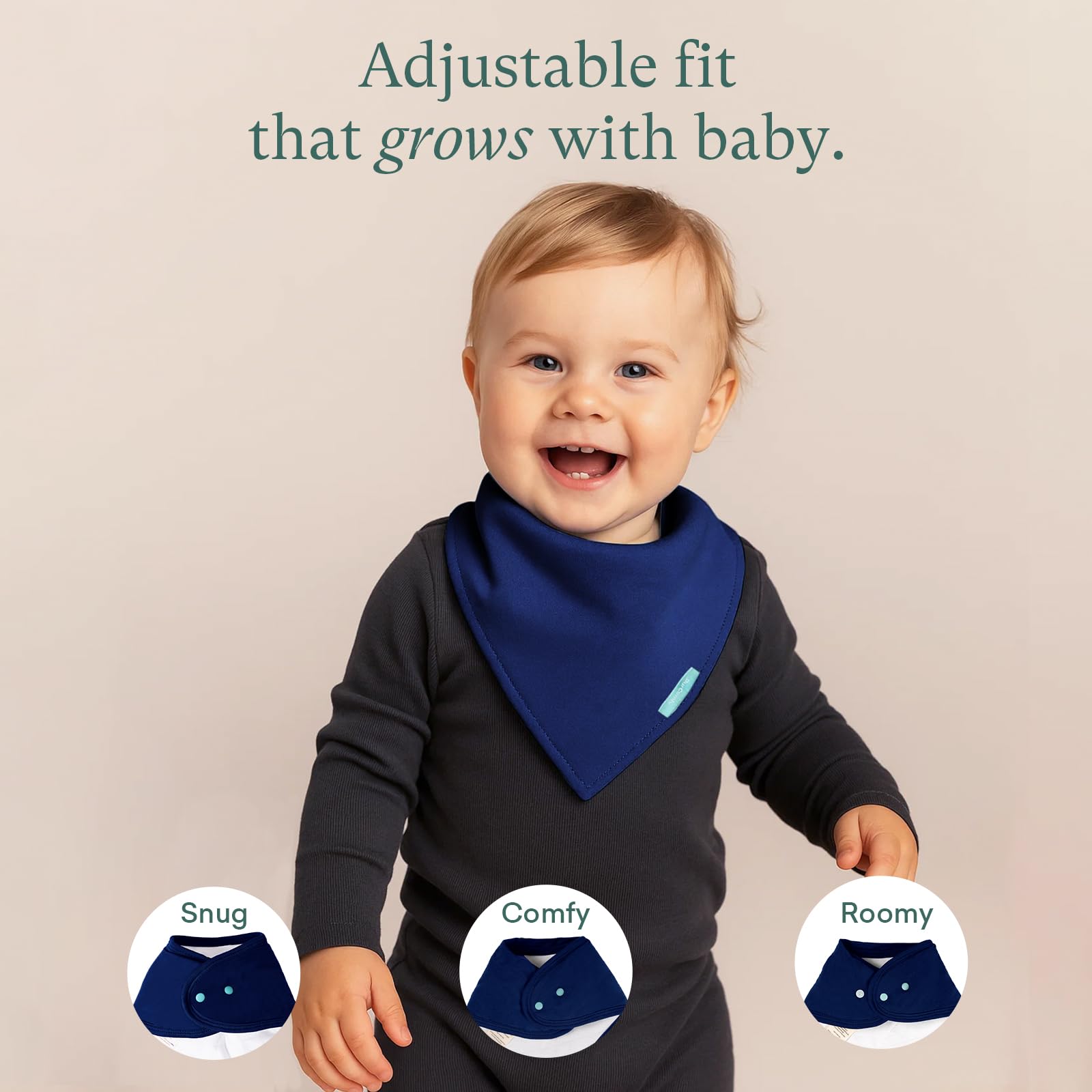 PurComfy neutrals collection worn with baby outfit for versatile everyday style