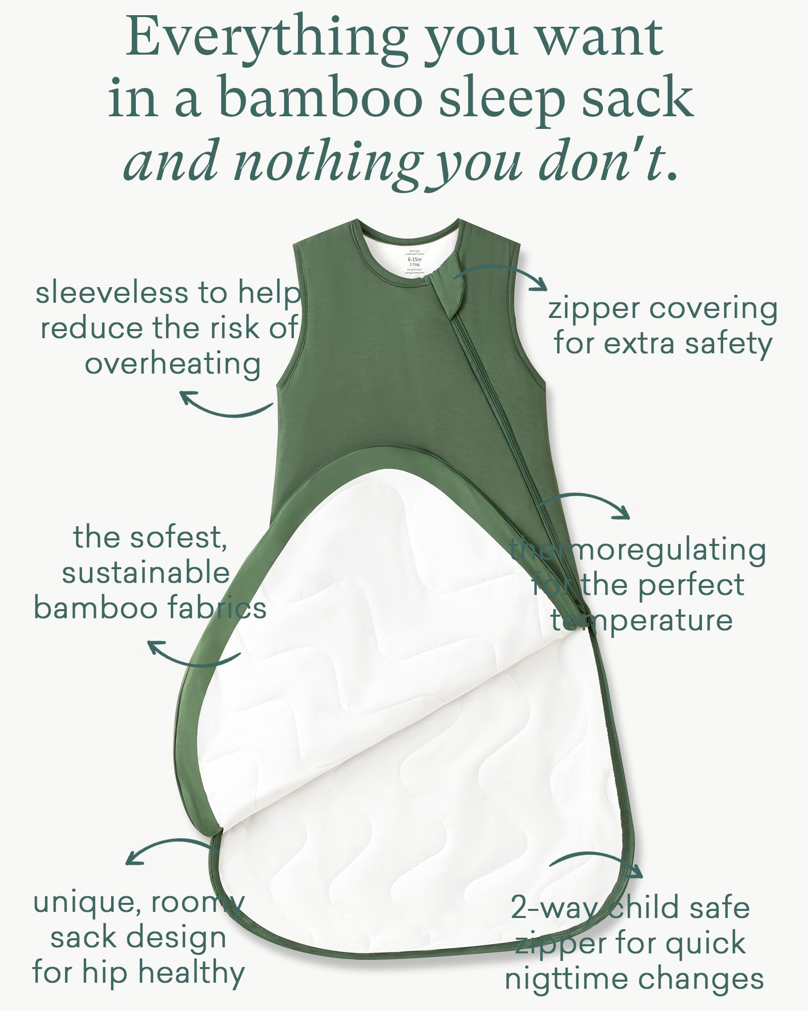 PurComfy toddler movement in sleep sack demonstrates room to kick and bend