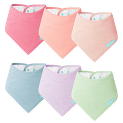 PurComfy SuperSoft Baby Bibs pack showing absorbent bibs for mess-free meals