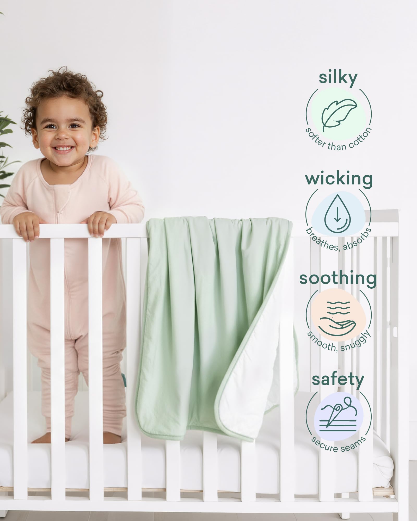 PurComfy Supersoft blanket ideal for sensitive-skin babies