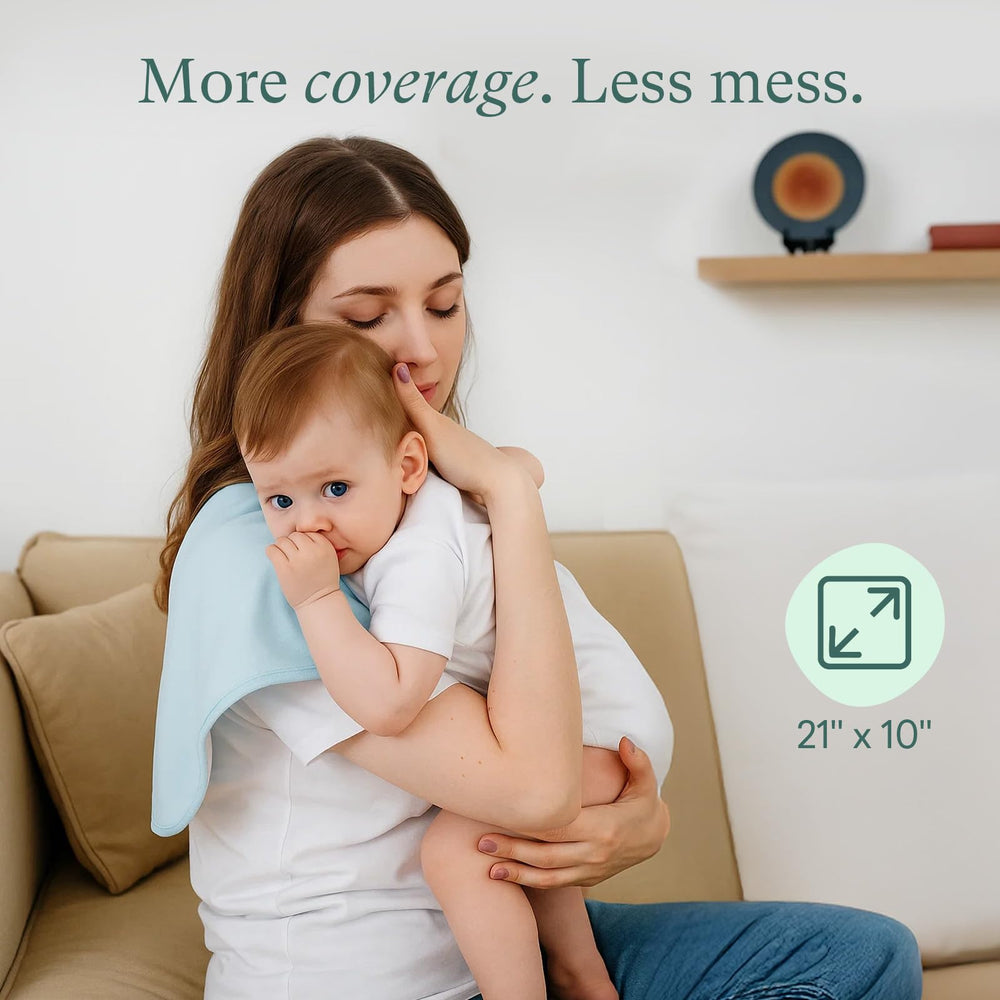 PurComfy burp cloths are machine washable and stay soft.