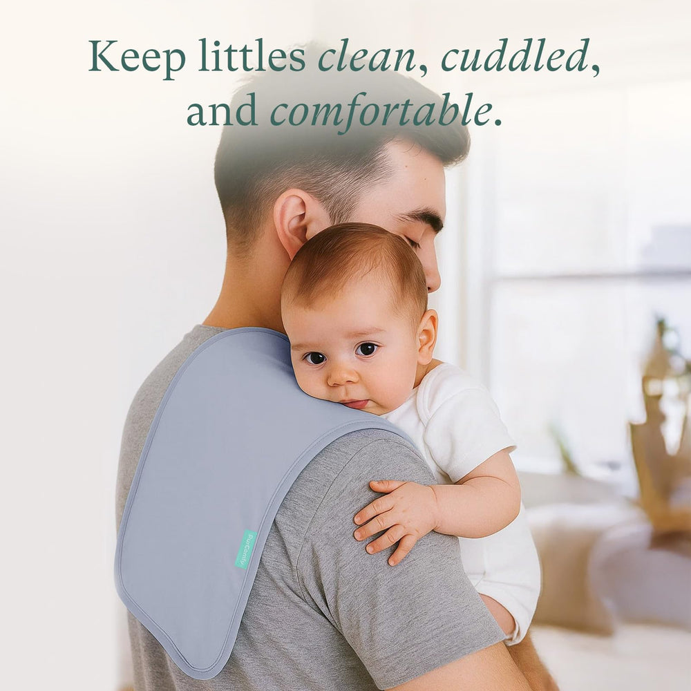 PurComfy burp cloths offer soft, cushioned touch for sensitive skin.