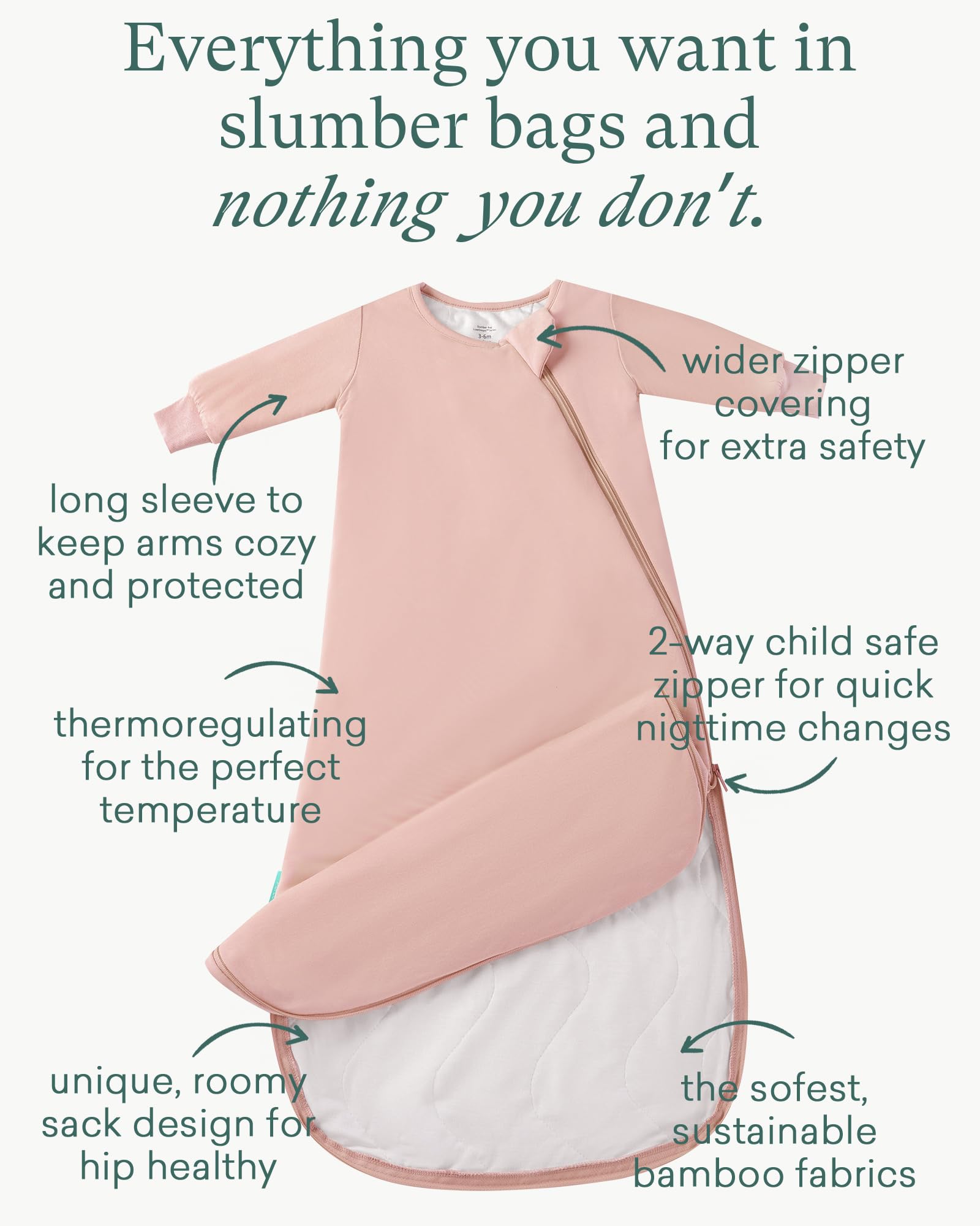 PurComfy Supersoft long-sleeve fabric close-up shows breathable hypoallergenic texture.
