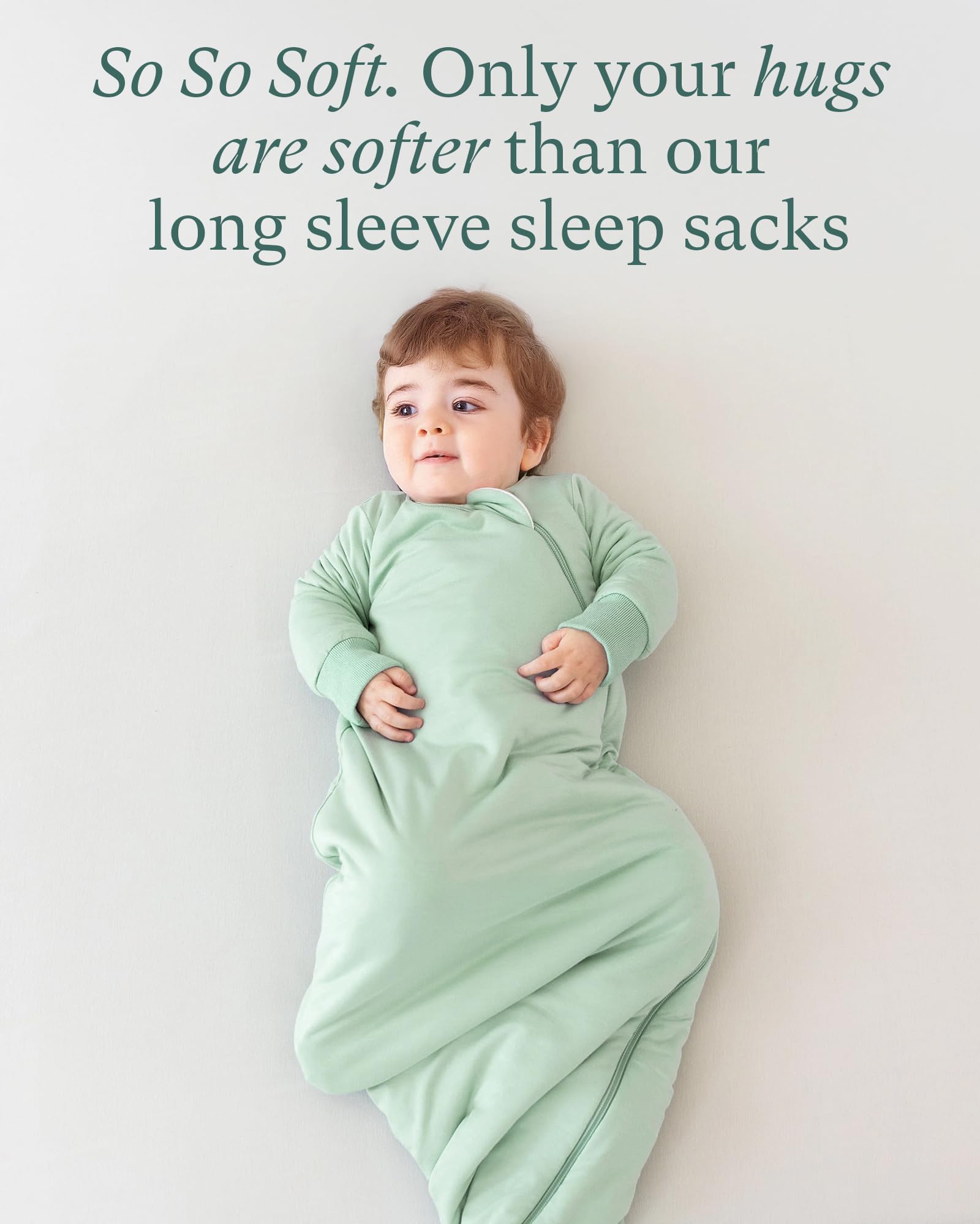 PurComfy Supersoft size grid showing age range 0-48 months.