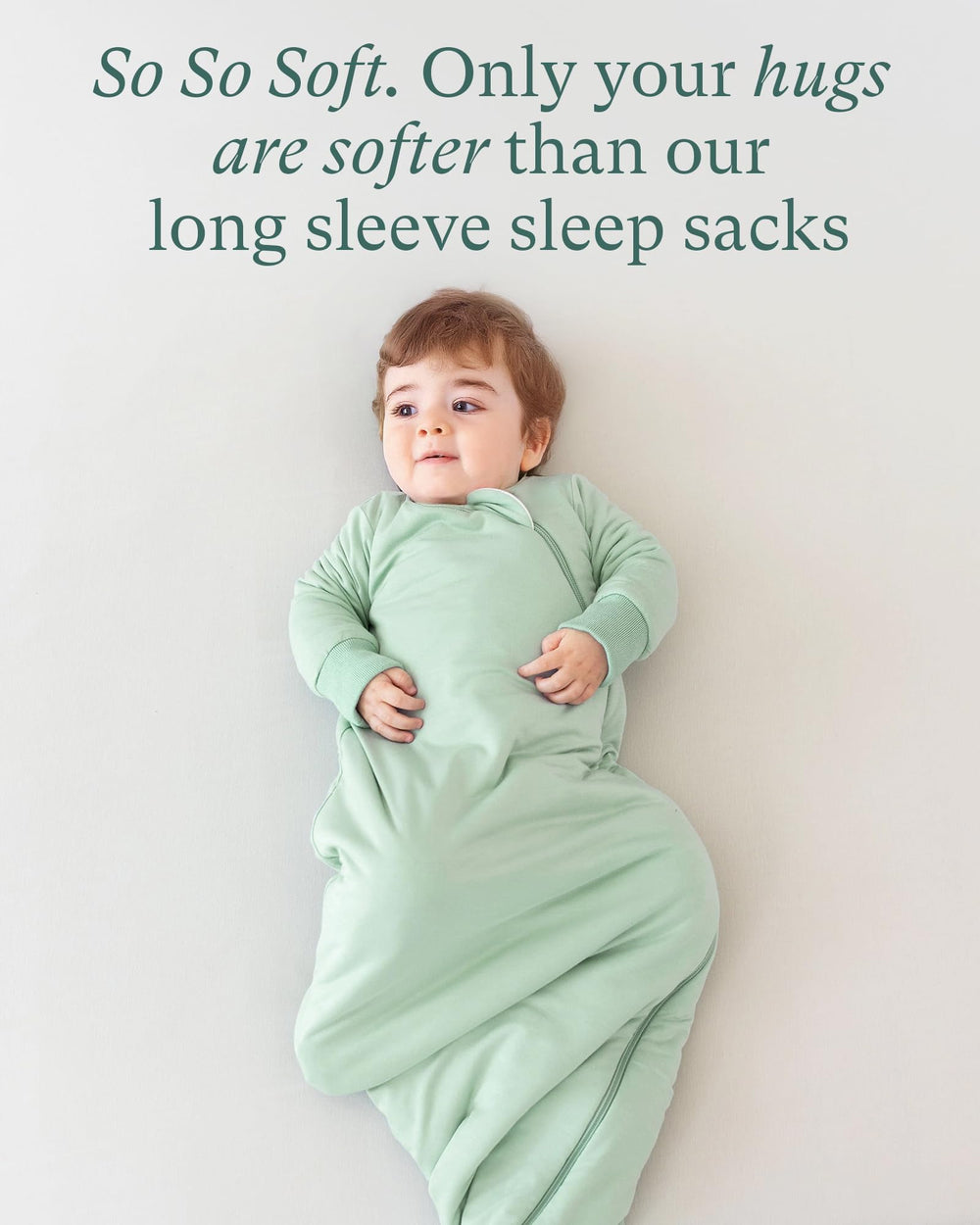PurComfy Supersoft size grid showing age range 0-48 months.