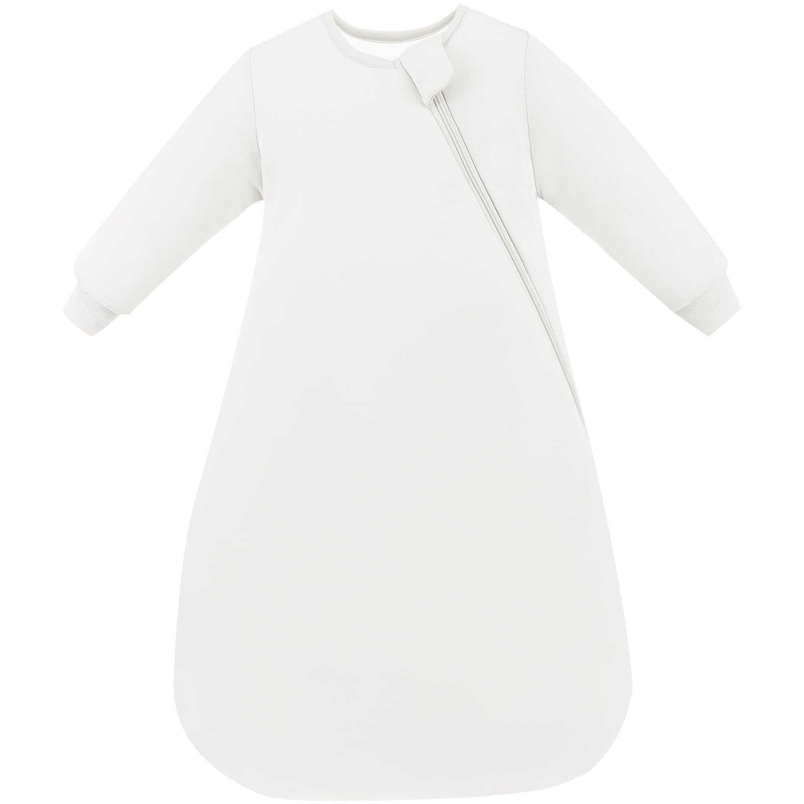 PurComfy Supersoft sleep sack cream fabric close-up shows plush softness for cozy nights