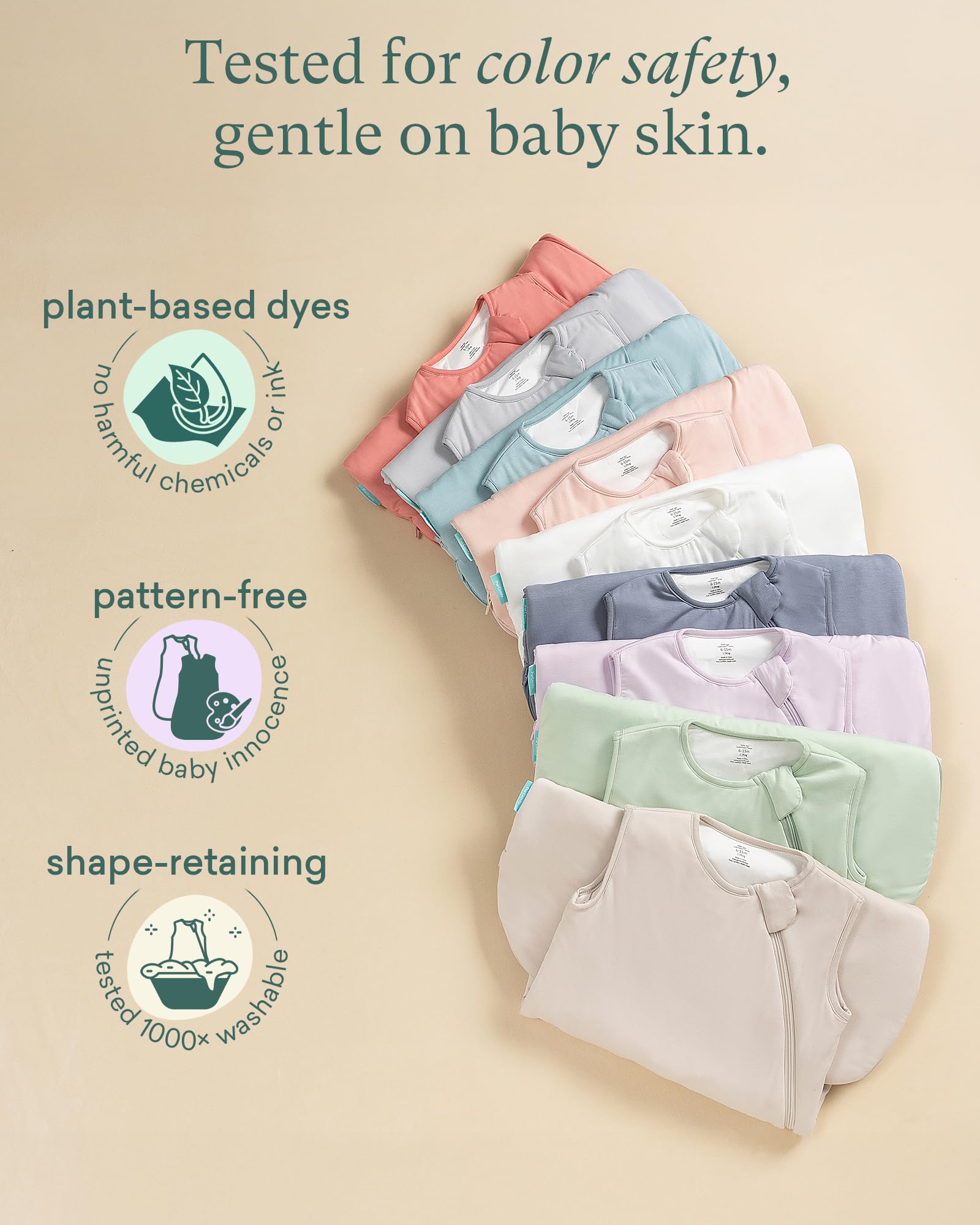 PurComfy Supersoft Sleep Sack detail stitching emphasizes durable comfort.
