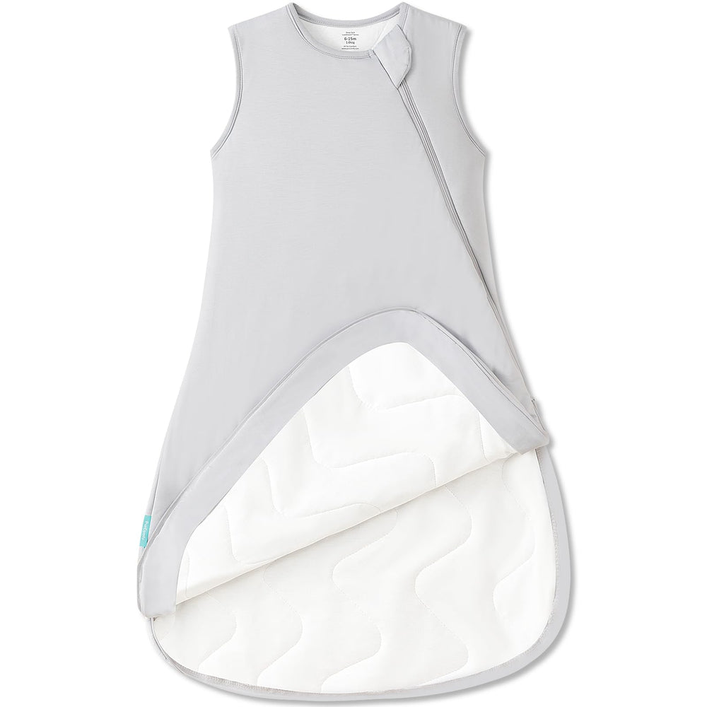 PurComfy Supersoft Sleep Sack fabric closeup highlights buttery bamboo viscose texture for baby skin.