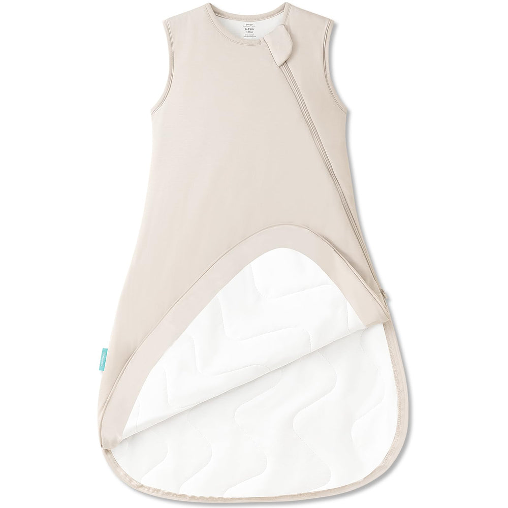 PurComfy Supersoft Sleep Sack fabric close-up showing silky bamboo viscose texture for cozy sleep.