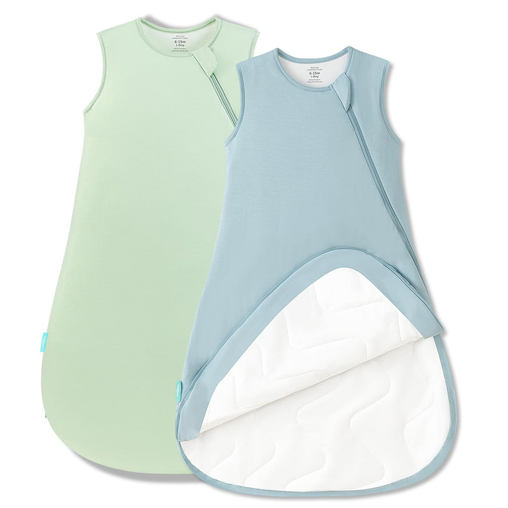 PurComfy Supersoft Sleep Sack front view highlights buttery-soft fabric for gentle sleep.