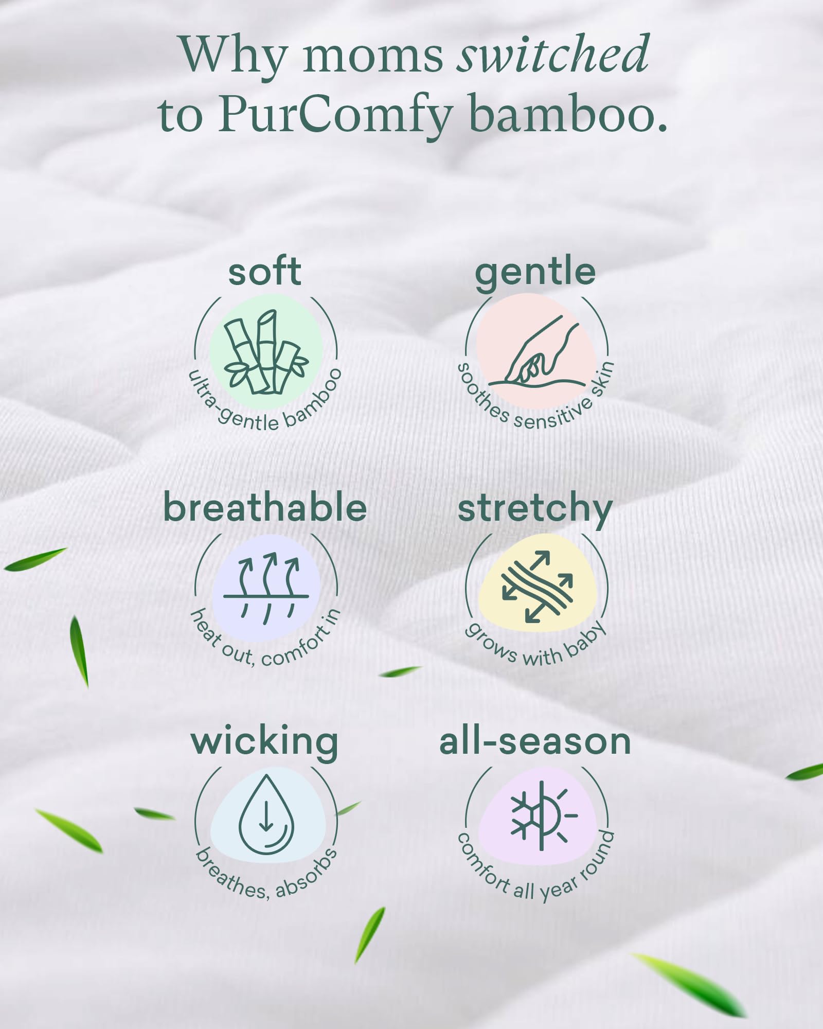 PurComfy Supersoft Sleep Sack on baby shows peaceful nap routine.