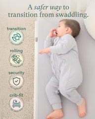 PurComfy Supersoft sleepsuit bottom snaps enable fast access during changes