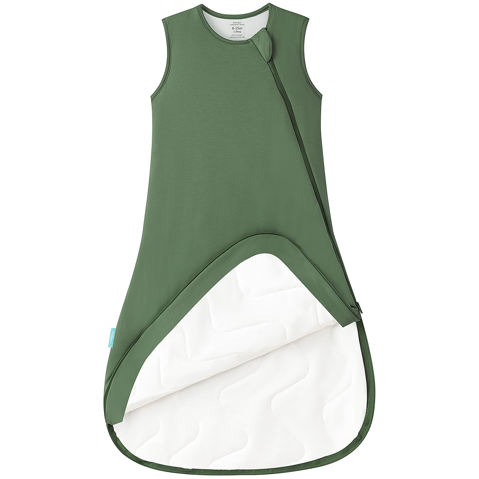 PurComfy toddler sleep sack full-length demonstrates long-wear design for growing kids.