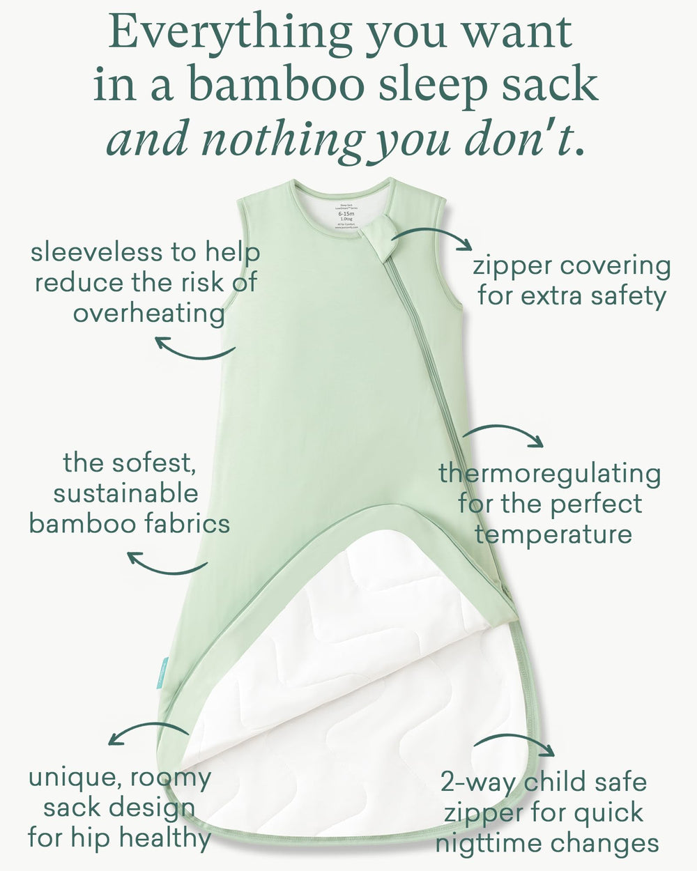 PurComfy toddler sleep sack roomy fit lets little legs kick and move freely