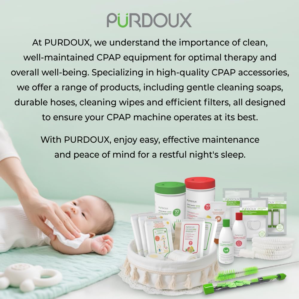 Purdoux baby face wipes used for gentle daily skincare