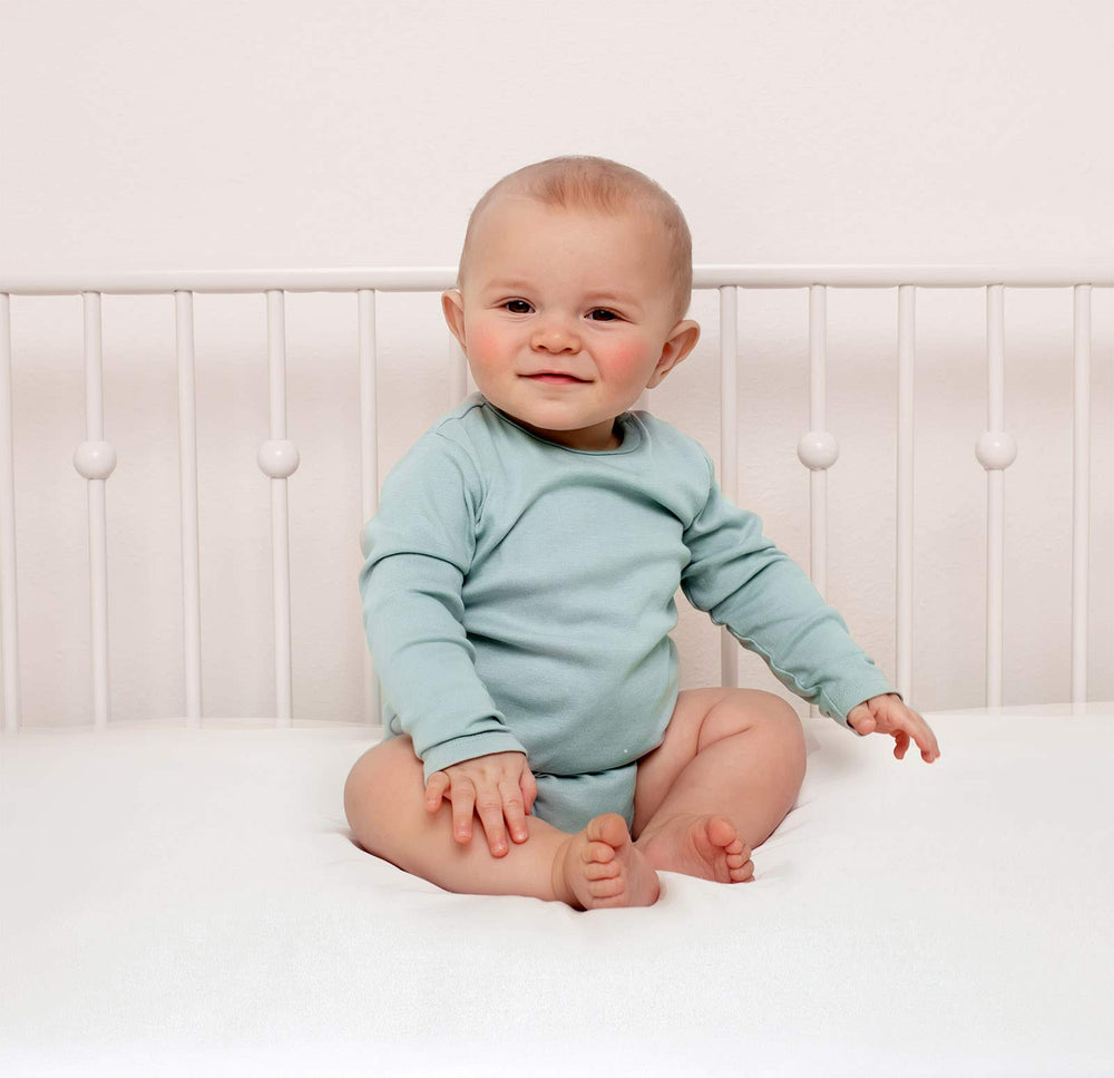 Pure Bamboo crib sheet 300 thread count delivers silky softness and durability.
