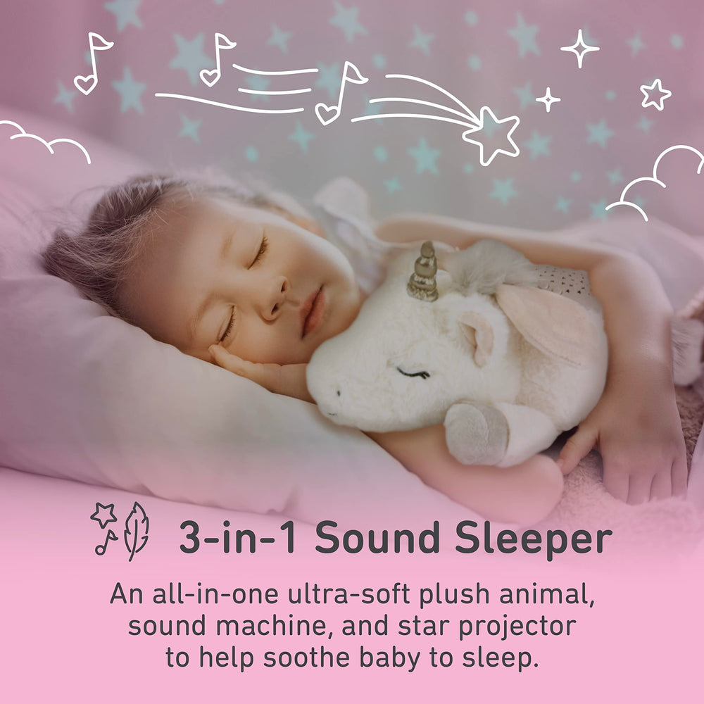 PureEnrichment PureBaby star projector lights walls for soothing routine.