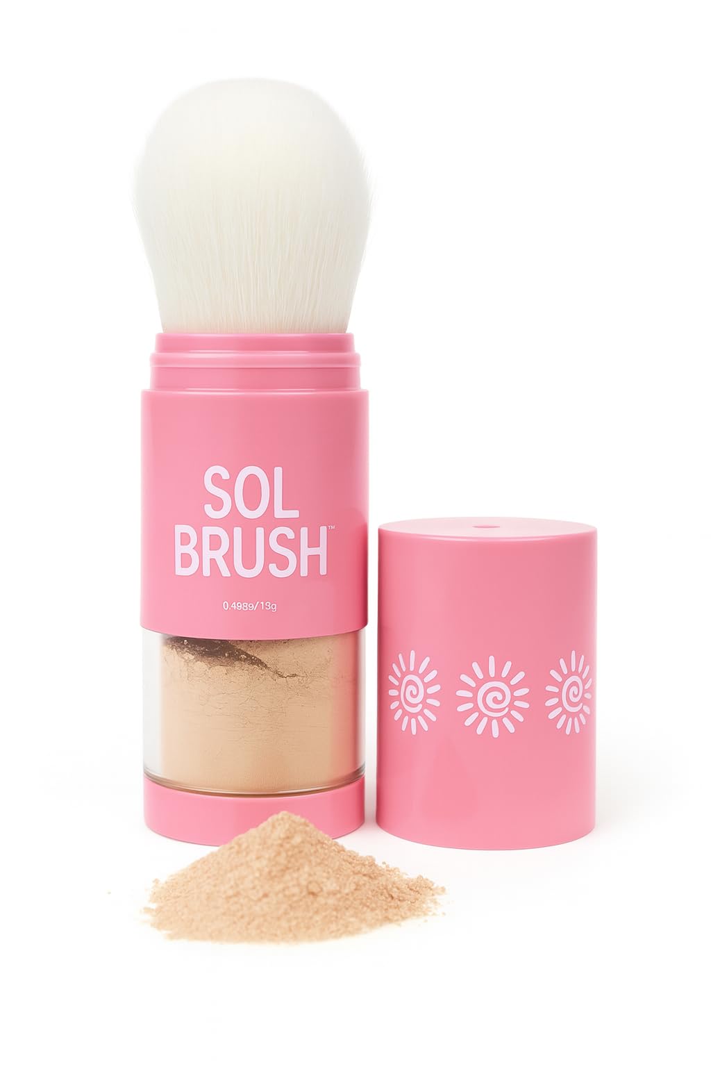 Pure Sol Sol Brush SPF50 bottle showing mineral sunscreen for quick, mess-free protection