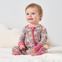 Pureborn bamboo viscose fabric closeup highlights breathable sleepwear for warm nights