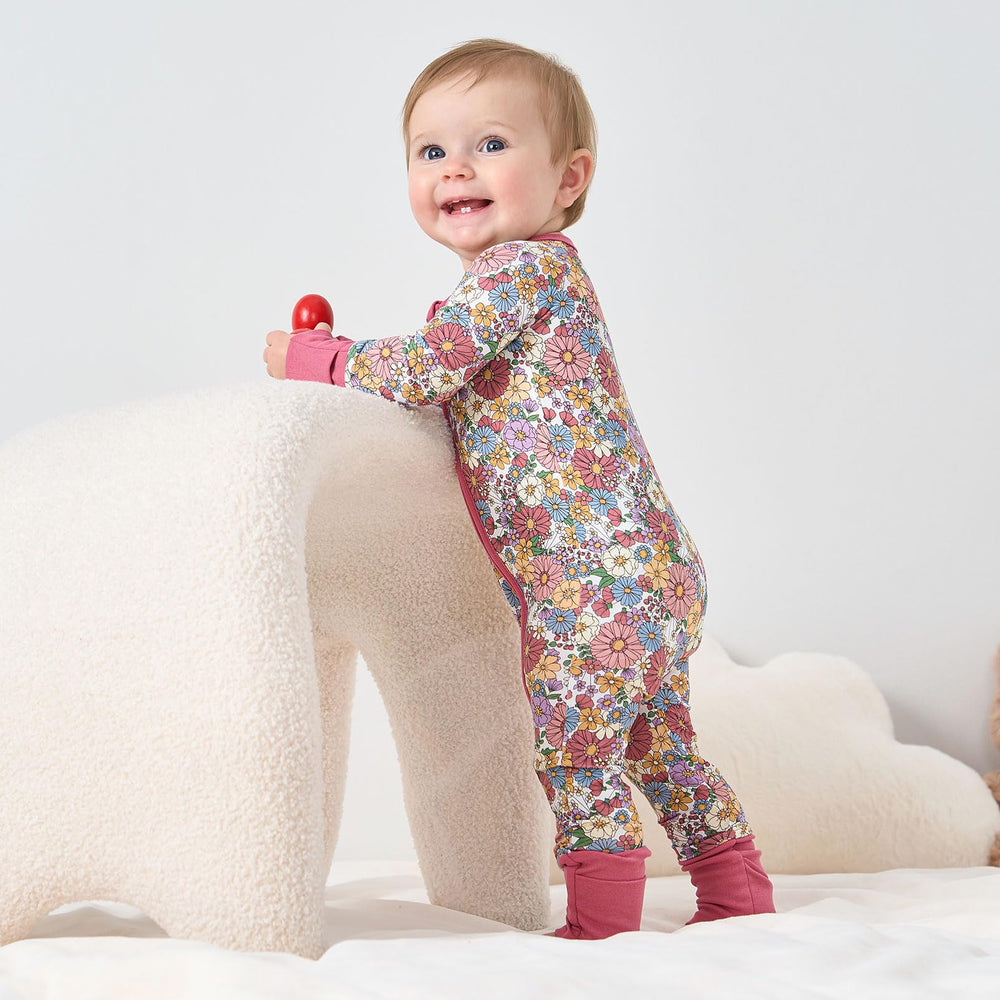 Pureborn sleeper reversible mittens demonstrate scratch-prevention for tiny daytime or night use
