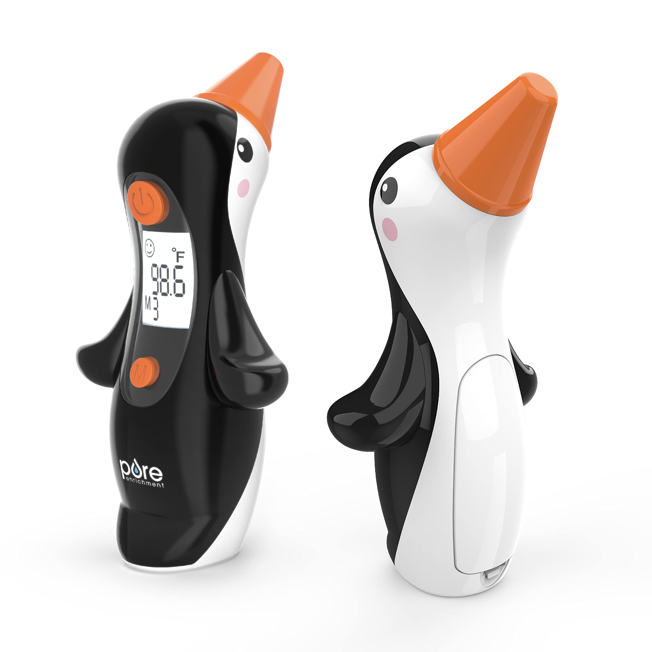 PureEnrichment PureBaby Penguin thermometer InstaRead probe close-up for fast readings.