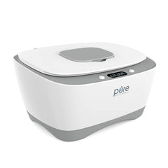 Pure Enrichment PureBaby wipe warmer with digital display for easy single-handed wipe dispensing