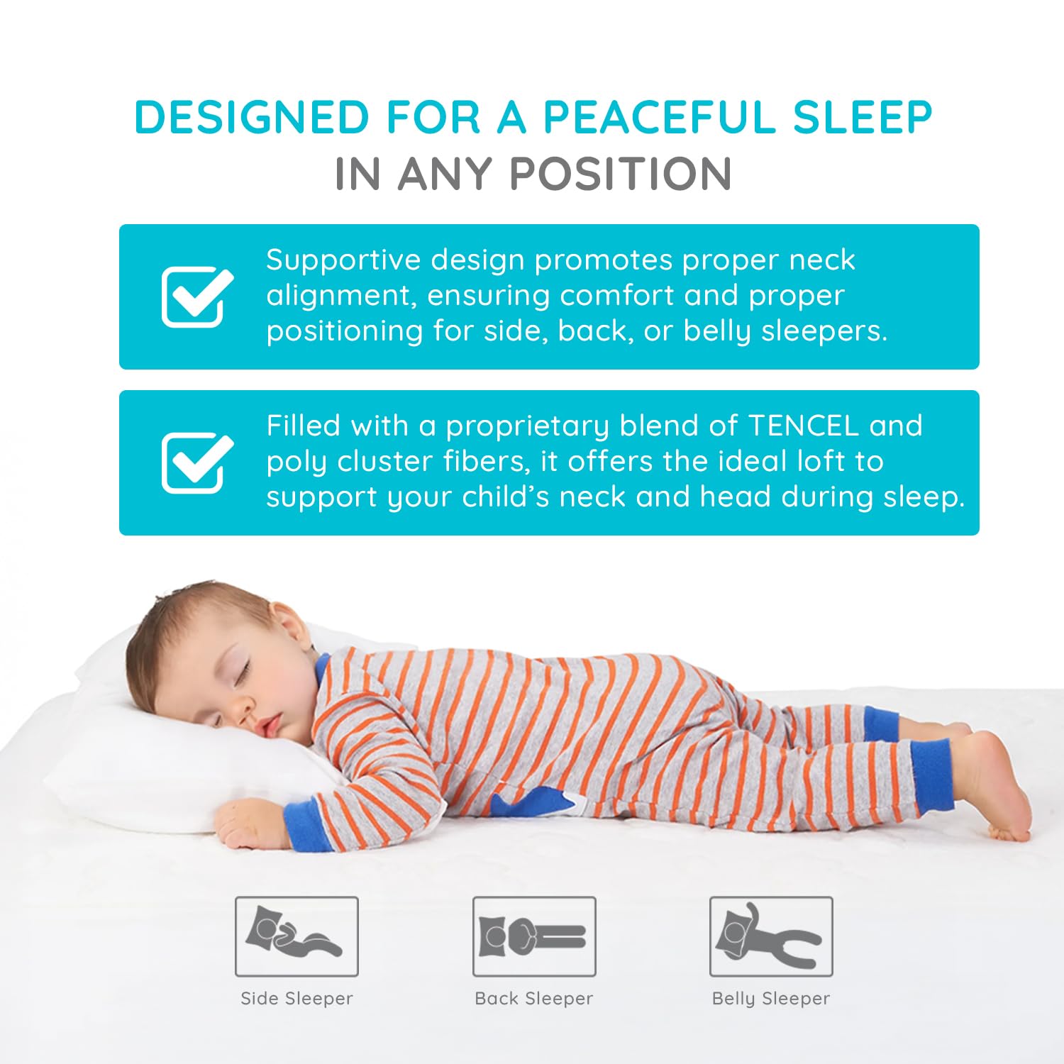 Puregrace ideal loft neck support for toddler sleep