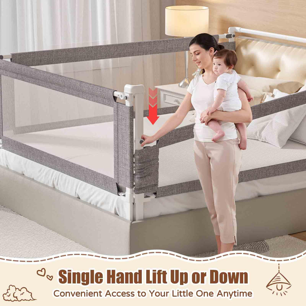 PurePapoose bed-rail headboard-rod attachment adds extra stability
