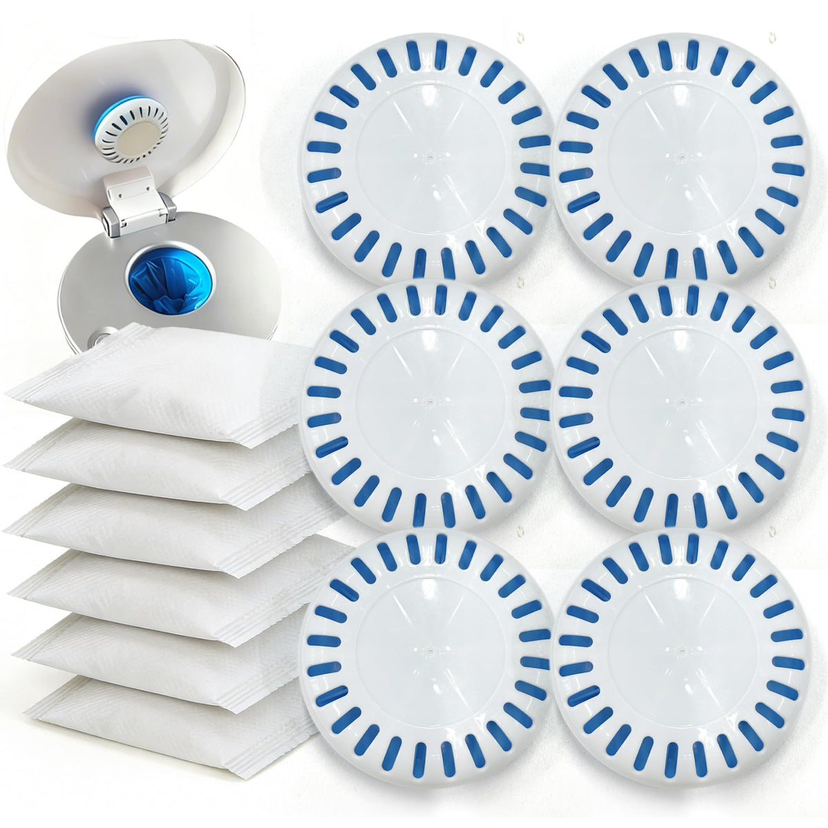 PurifyLogix baking soda cartridges for Munchkin diaper pails provide odor control in use