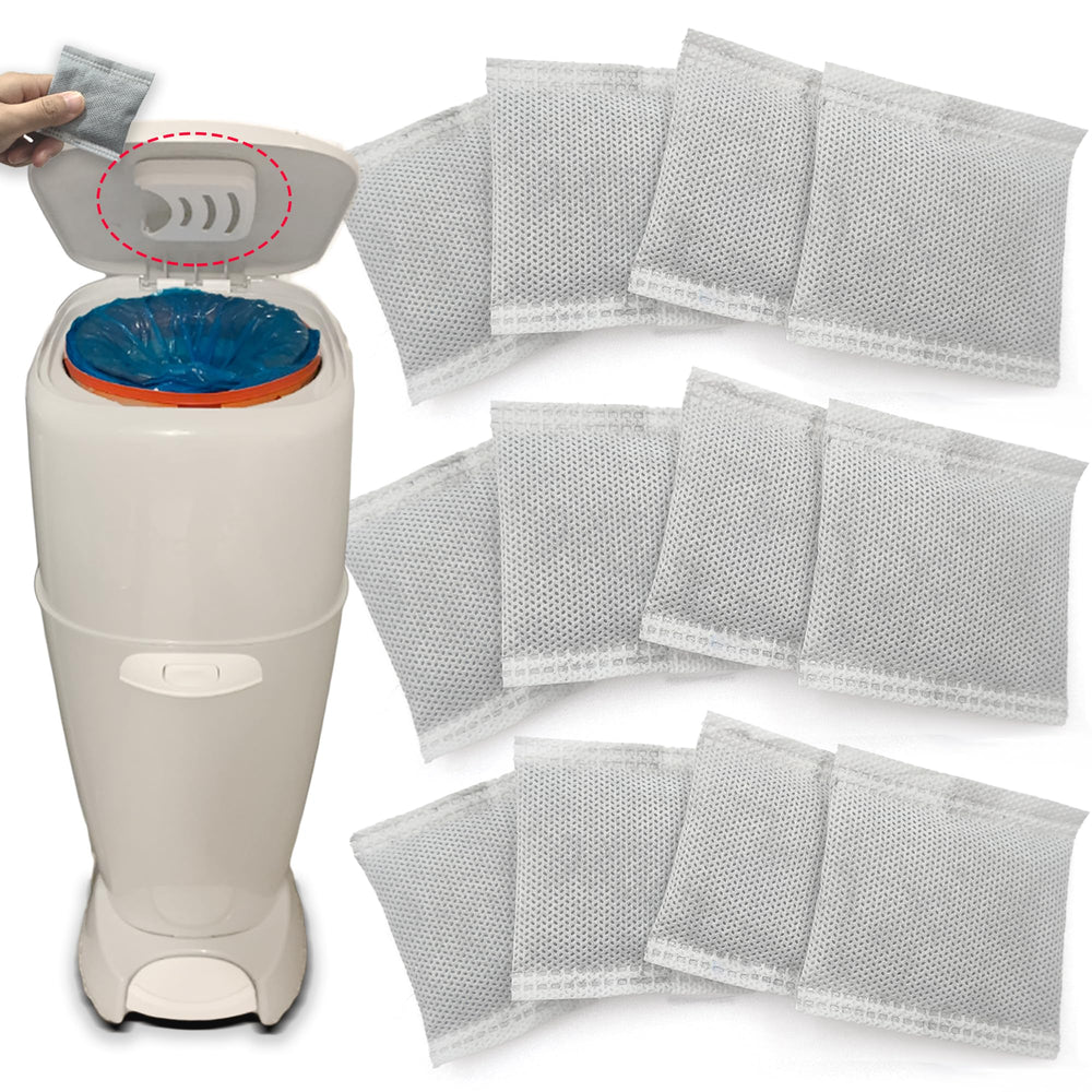 PurifyLogix diaper pail deodorizers box front view promotes a fresher nursery air