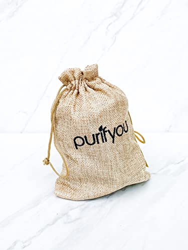 Purifyou bamboo charcoal bag packaging shows the set of 12 filters for renewal.