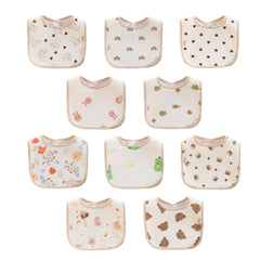 PurlHaven baby bandana bib waterproof mealtime protection keeps little clothes dry.