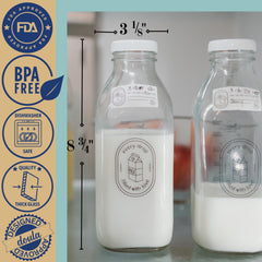 Purposeful Provision breast milk pitchers side view with pour-ready opening