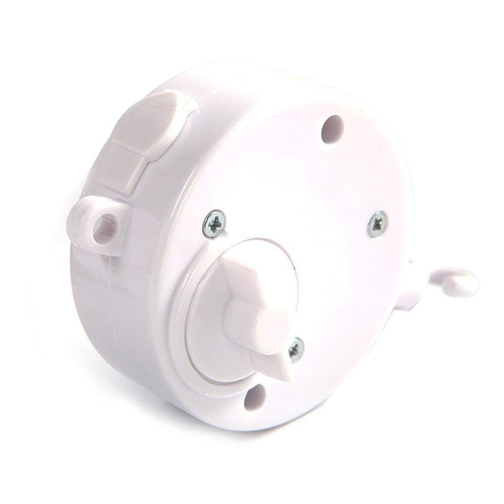 Pursuestar Brahms Lullaby music box side view—sleek nursery-friendly profile for safe placement.