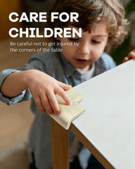 PUSHUJIA extra-thick-cushion offers soft edge protection for toddlers.