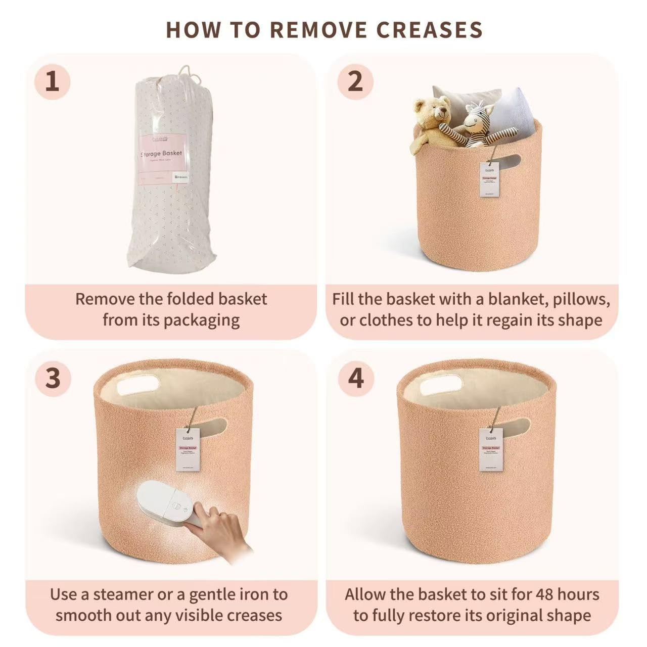 PUTSKA basket bedroom-decor-flatlay adds style while organizing essentials.
