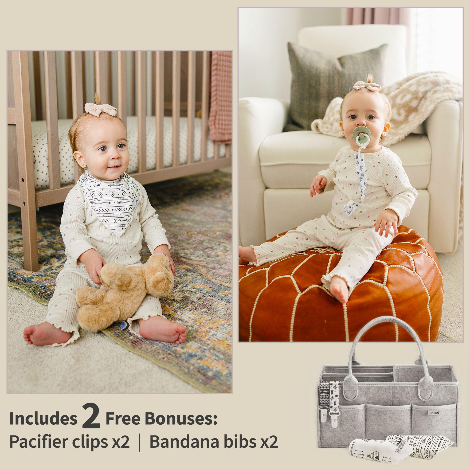 Putska car diaper caddy makes tidying on the go easier.