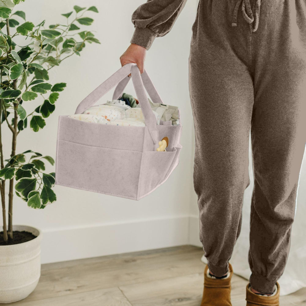 PUTSKA diaper caddy features removable dividers for flexible layouts