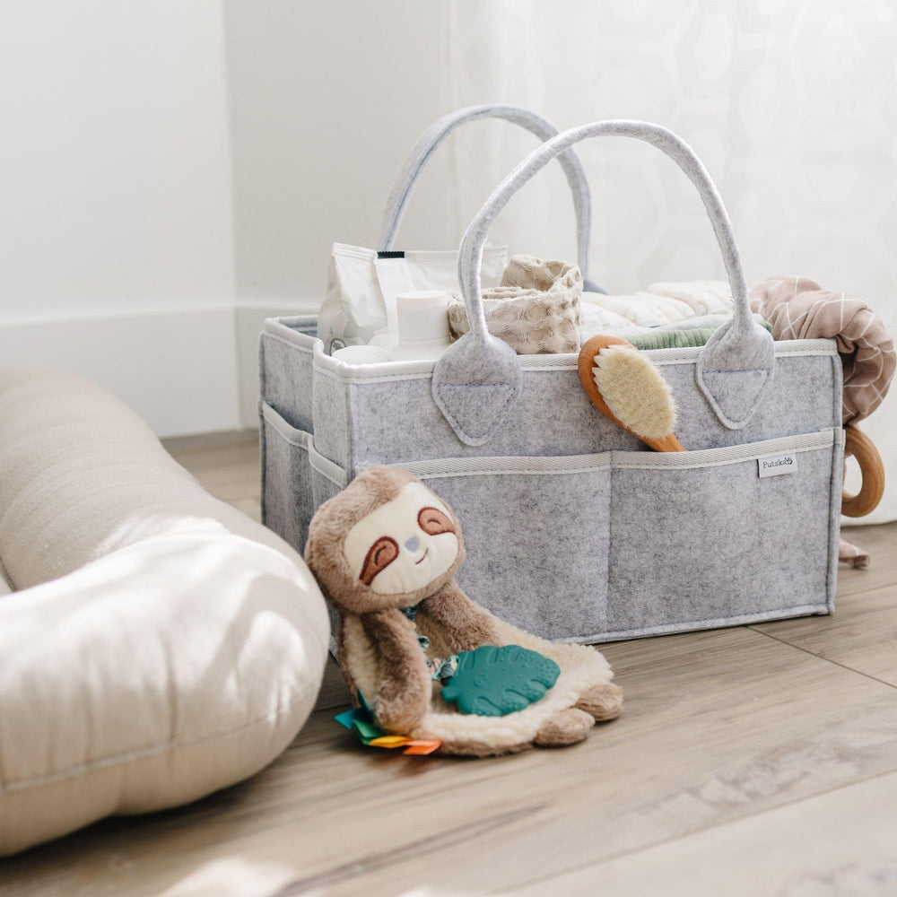 PUTSKA foldable lightweight diaper basket for portability