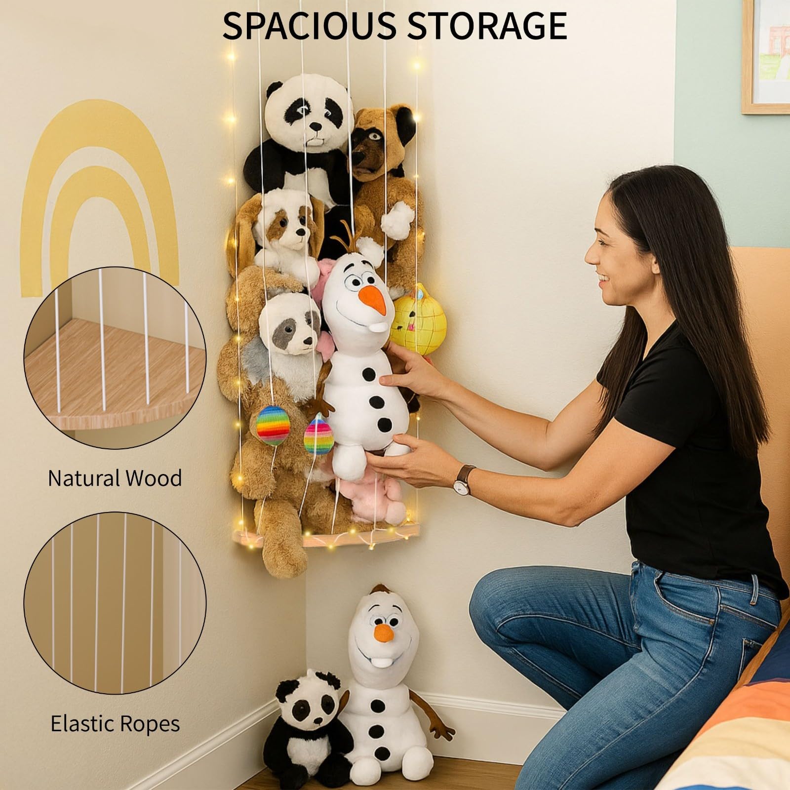 PUTSKA kids-room-toy-corner-organization frees floor space and reduces clutter.