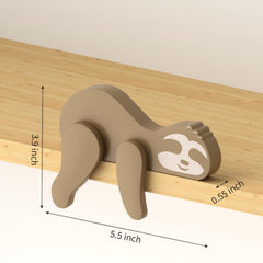 PUTSKA nursery wall decor sloth enhances forest-themed bedroom accents