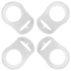 PUTSKA pacifier silicone adapter ring closeup highlighting BPA-free silicone.