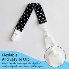 PUTSKA pacifier silicone adapter ring MAM-compatible fit for versatility.