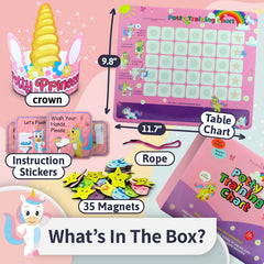 PUTSKA chart includes 35 reusable stickers for ongoing tracking.
