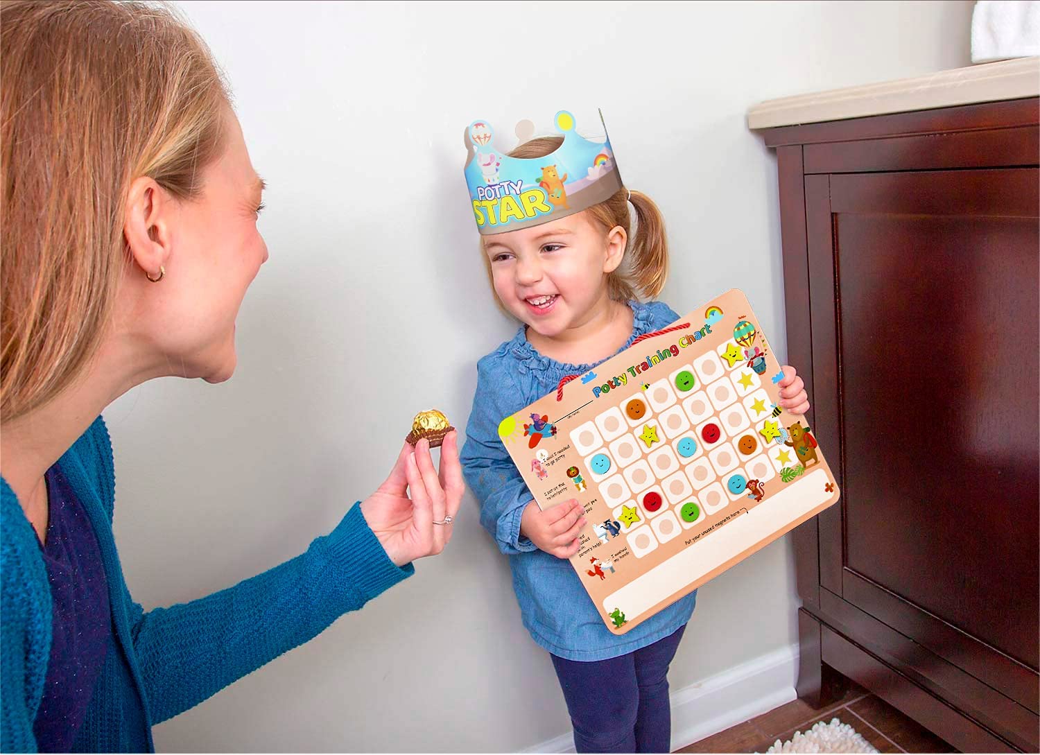 PUTSKA potty chart suited for both girls and boys.