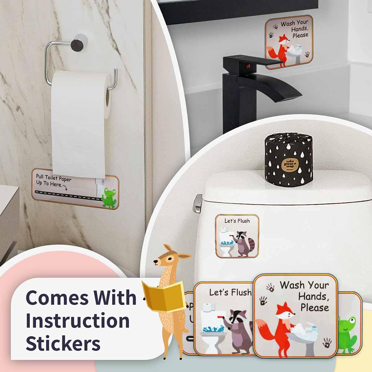 PUTSKA potty chart promotes hygiene habits during handwashing time.